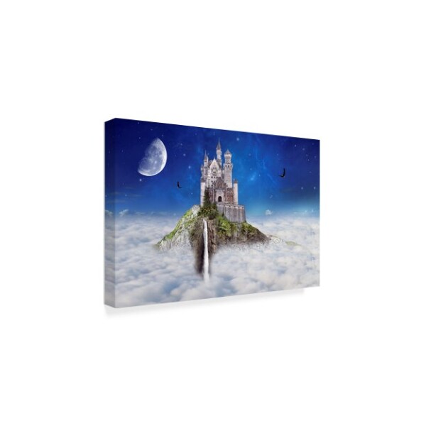 Ata Alishahi 'Castel In Cloud' Canvas Art,30x47